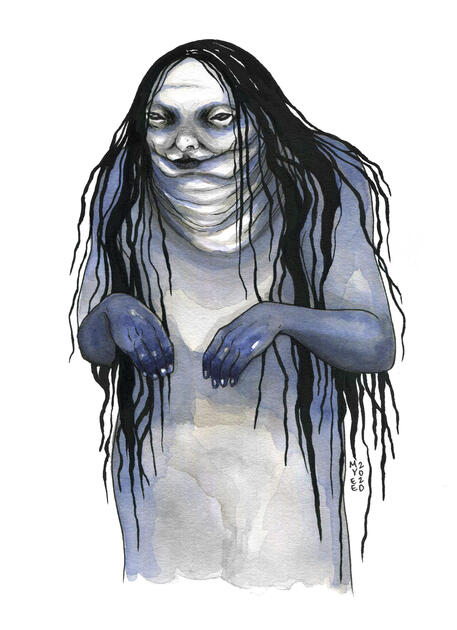 Pale Lady from Scary Stories to Tell in the Dark